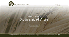 Desktop Screenshot of biodiversidadvirtual.org