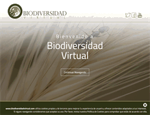 Tablet Screenshot of biodiversidadvirtual.org